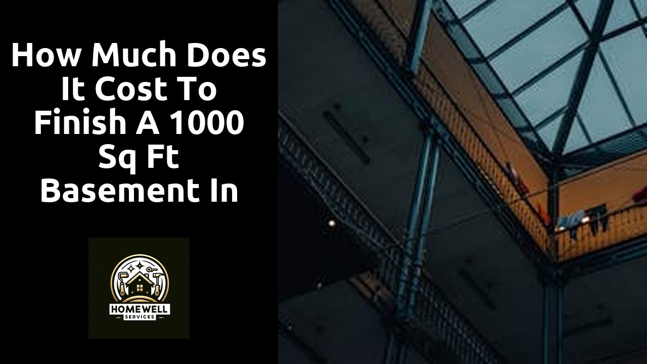 How much does it cost to finish a 1000 sq ft basement in Ontario?